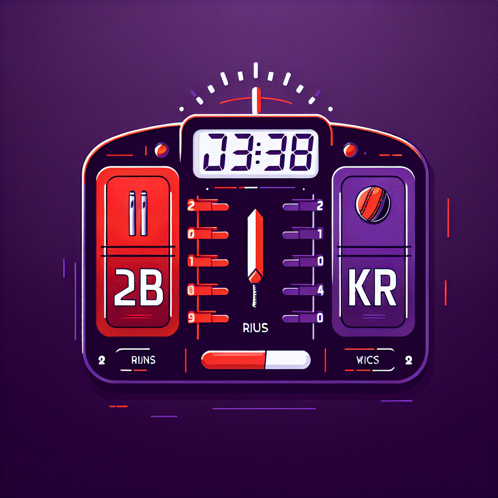 rcb and kkr live score