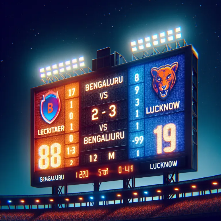 Bengaluru lucknow score