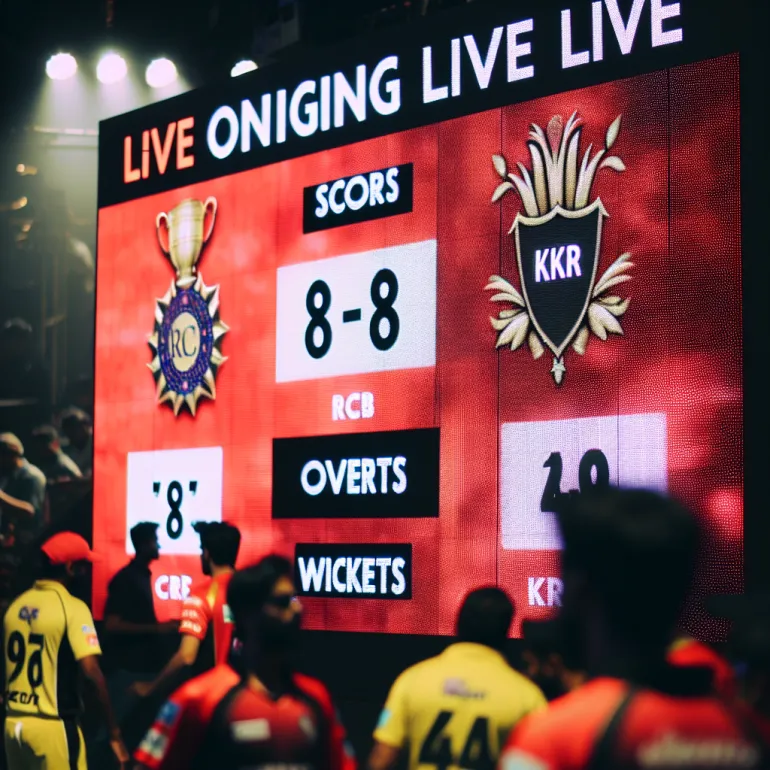 Rcb and kkr live score